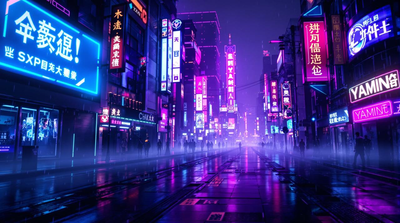 阳光影视1080P：赛博朋克都市漫游
